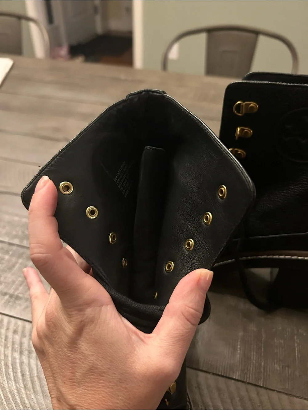 Tory Burch black leather